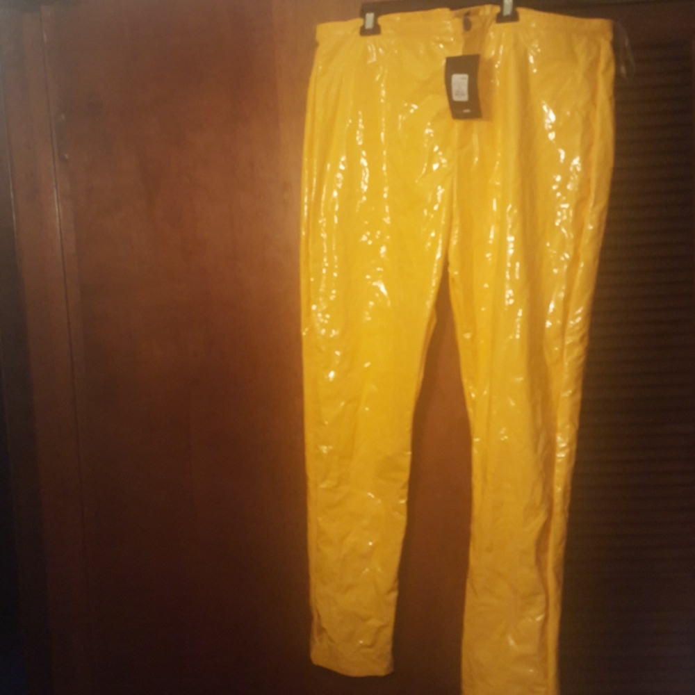 Faux Vinyl pants